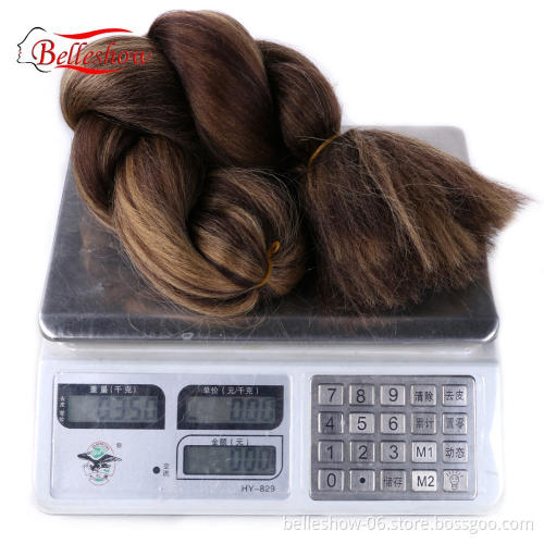 Hot sell hair ombre color 350g 24inch Synthetic Ombre Braiding Hair Jumbo Box Braids jumbo-hair-braid 400g